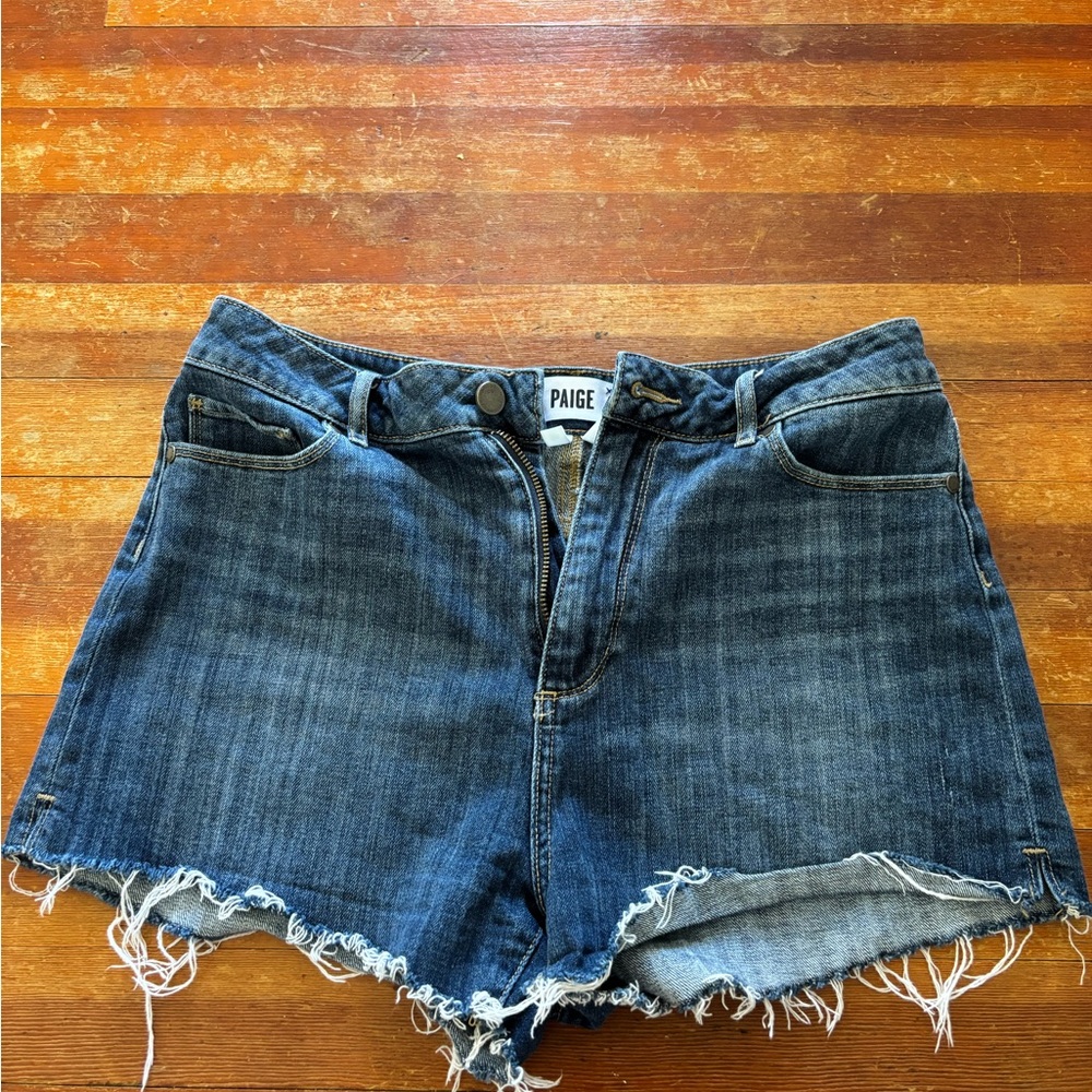 Paige Women's Blue Denim Shorts